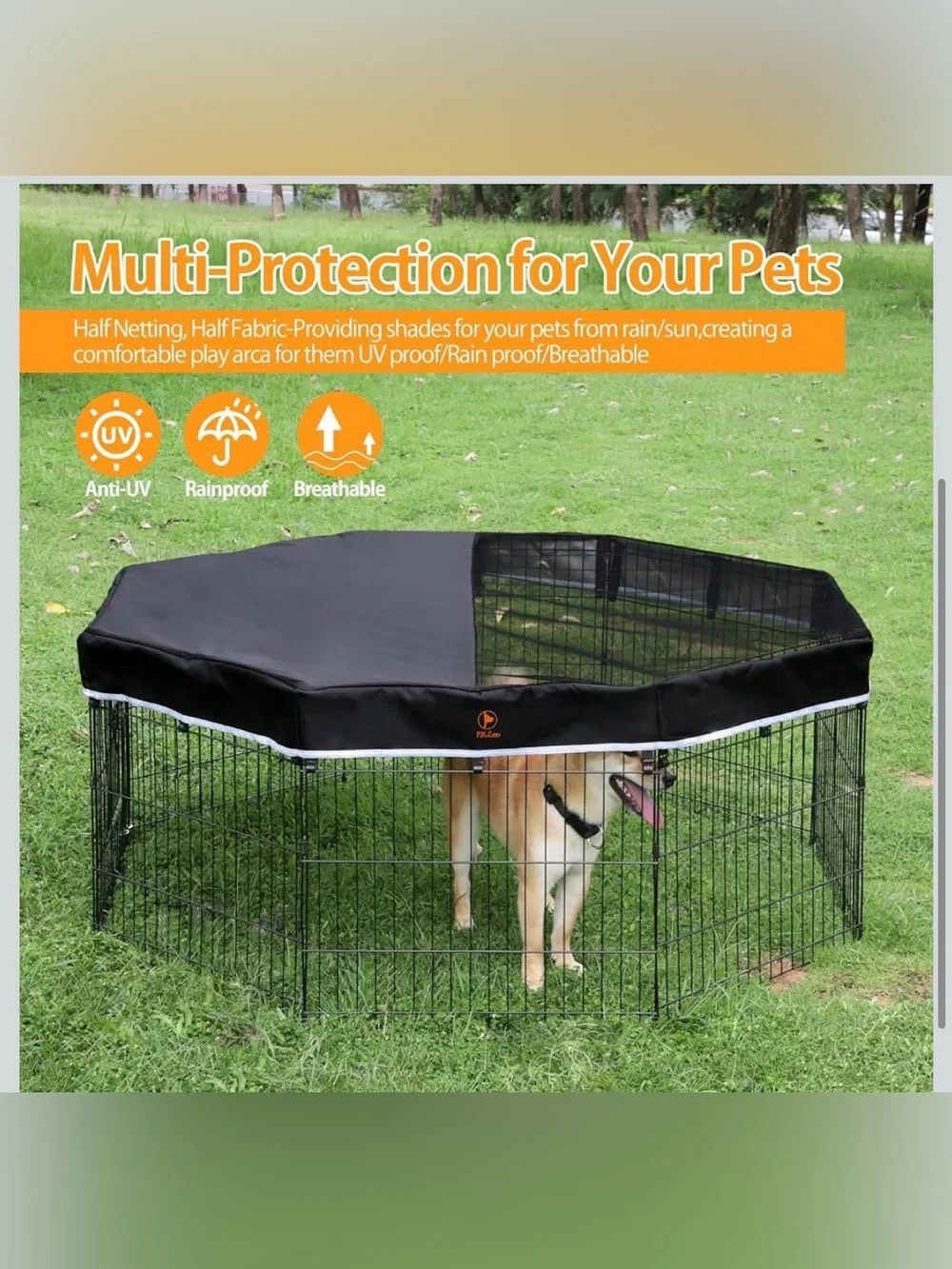 PJYuCien Playpen Top Cover for 24